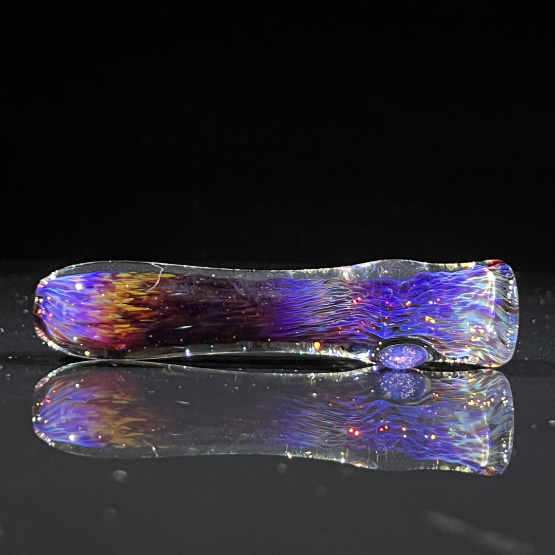 Thick Purple Chillum Glass Pipe Chuck Glass