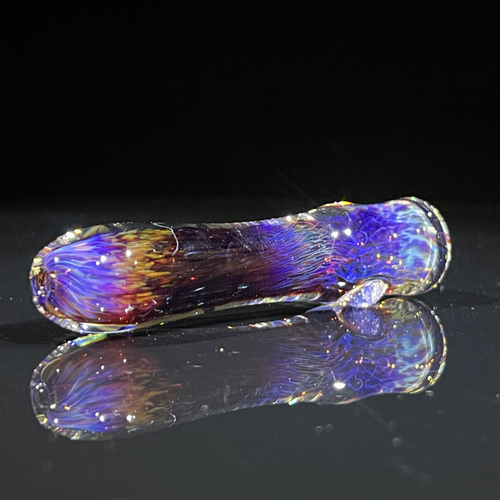 Thick Purple Chillum Glass Pipe Chuck Glass