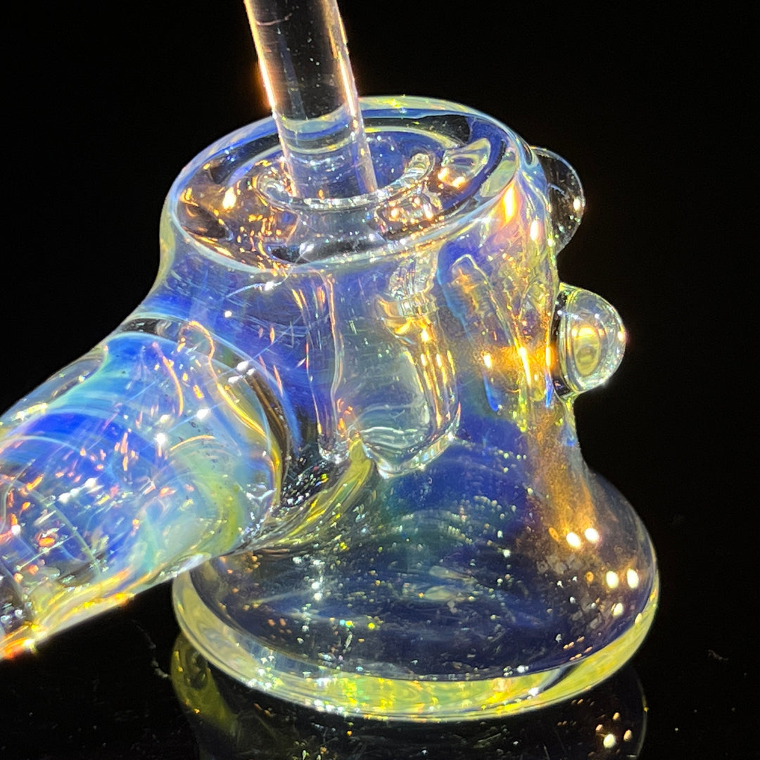 Silver Fumed Hash Hammer Glass Pipe Crondo Glassics   