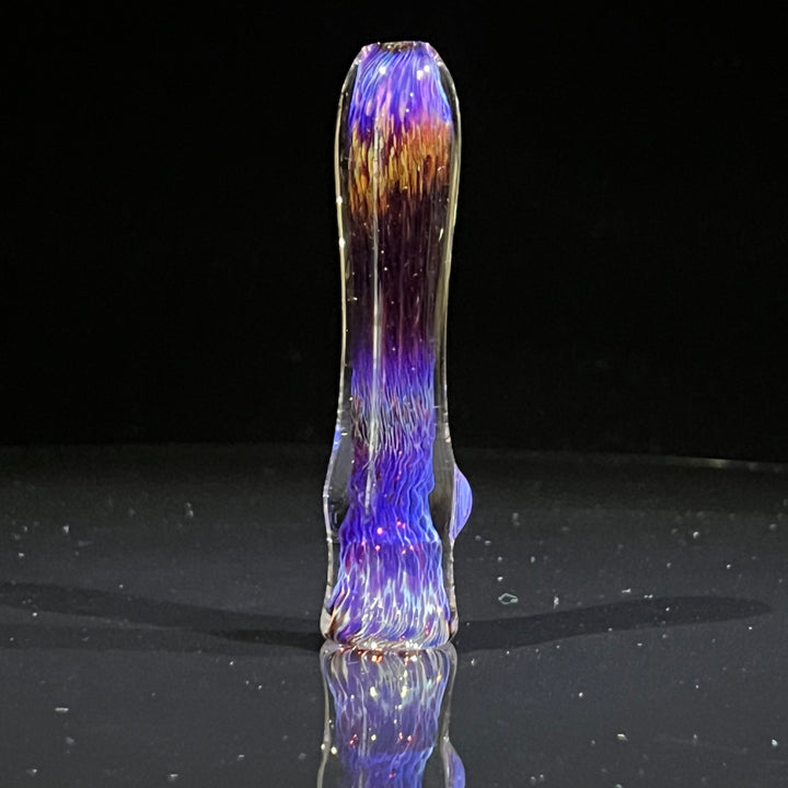 Thick Purple Chillum Glass Pipe Chuck Glass