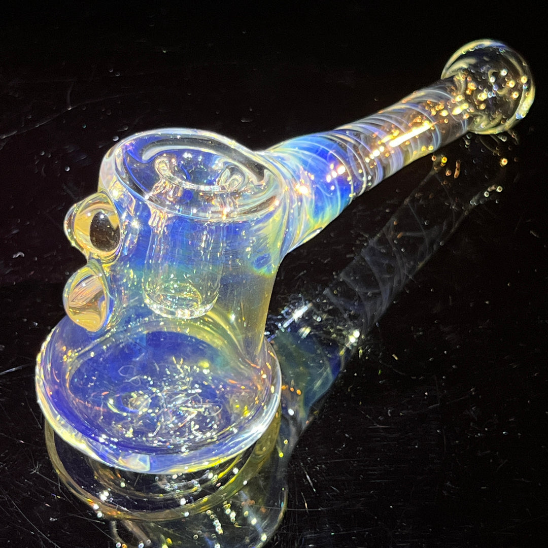 Silver Fumed Hash Hammer Glass Pipe Crondo Glassics   