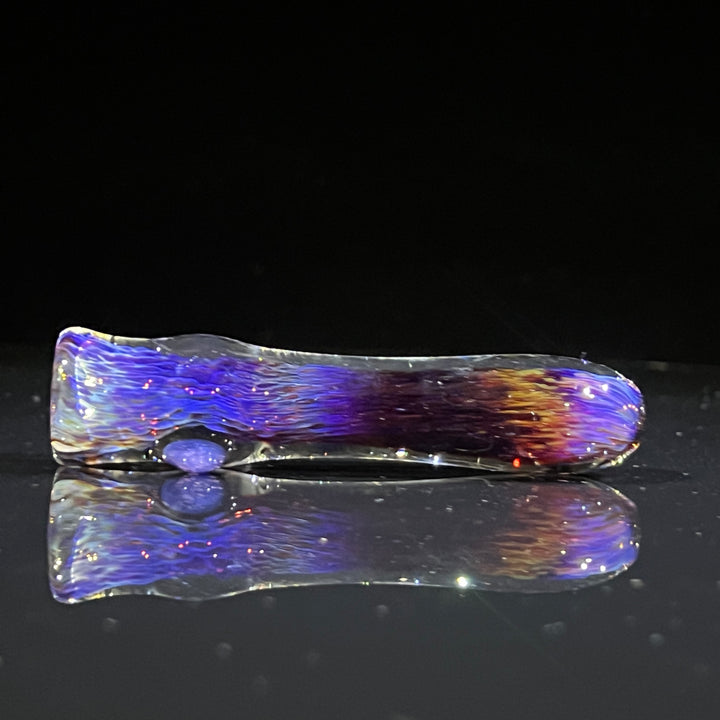 Thick Purple Chillum Glass Pipe Chuck Glass