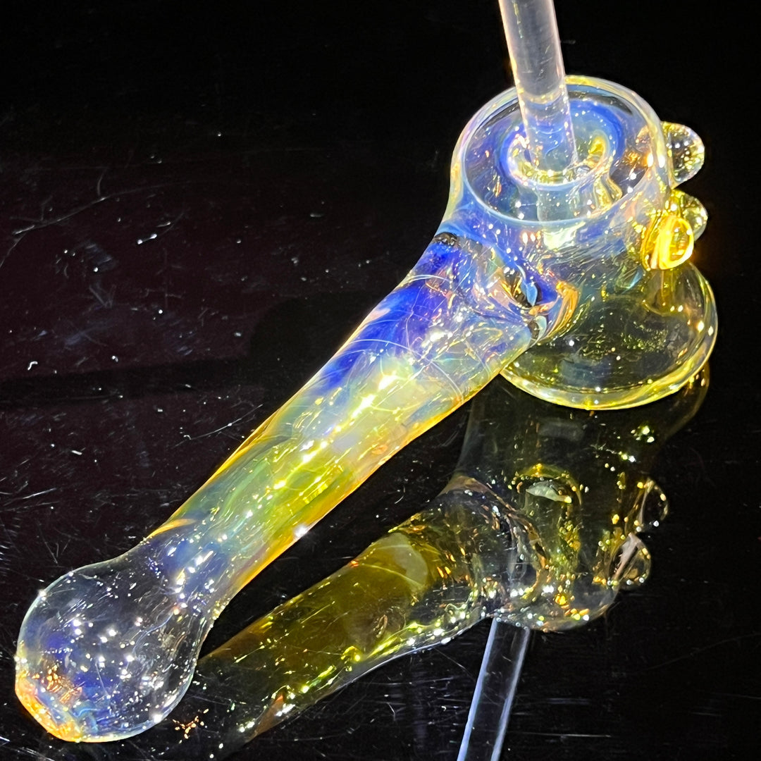 Silver Fumed Hash Hammer Glass Pipe Crondo Glassics   