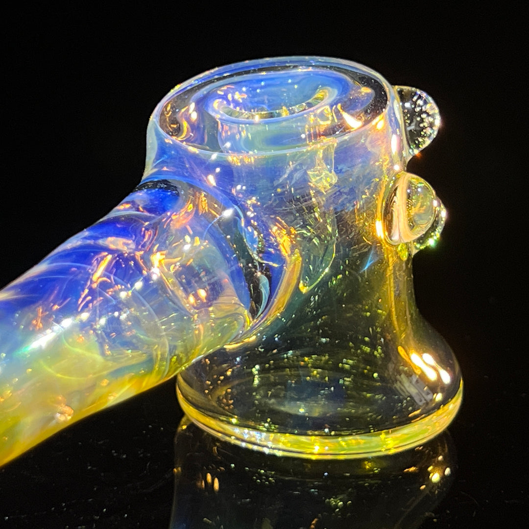 Silver Fumed Hash Hammer Glass Pipe Crondo Glassics   