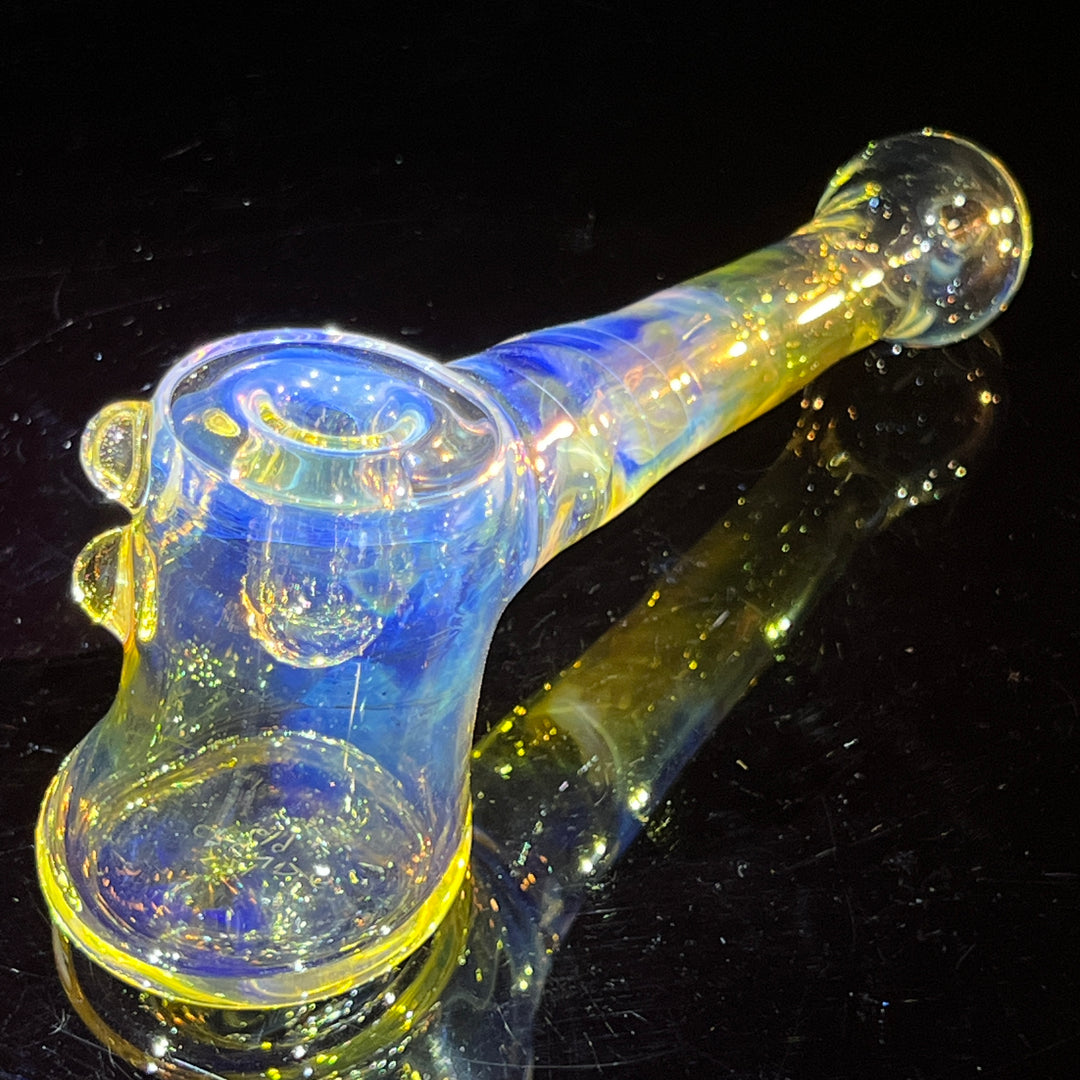 Silver Fumed Hash Hammer Glass Pipe Crondo Glassics   