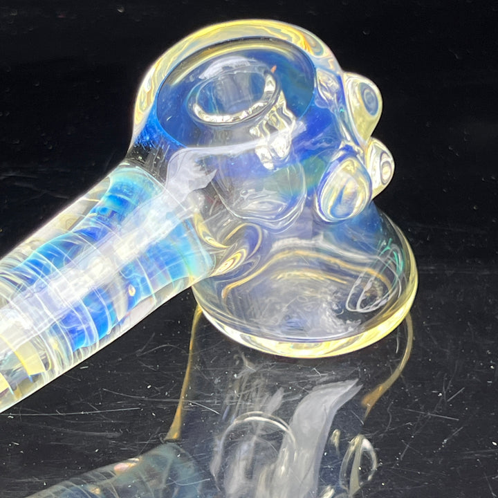 Silver Fumed Hash Hammer Glass Pipe Crondo Glassics   