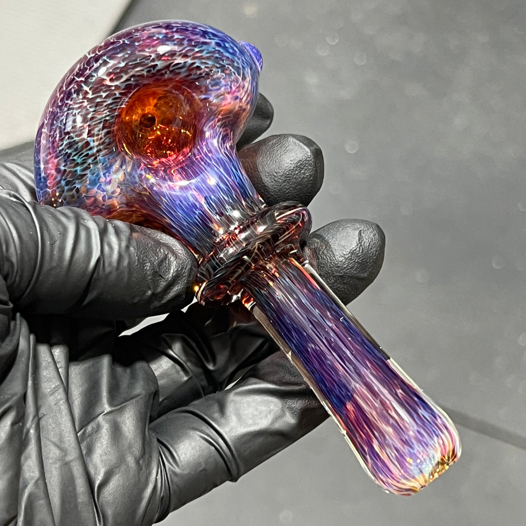 Thick Purple Pipe Glass Pipe Chuck Glass