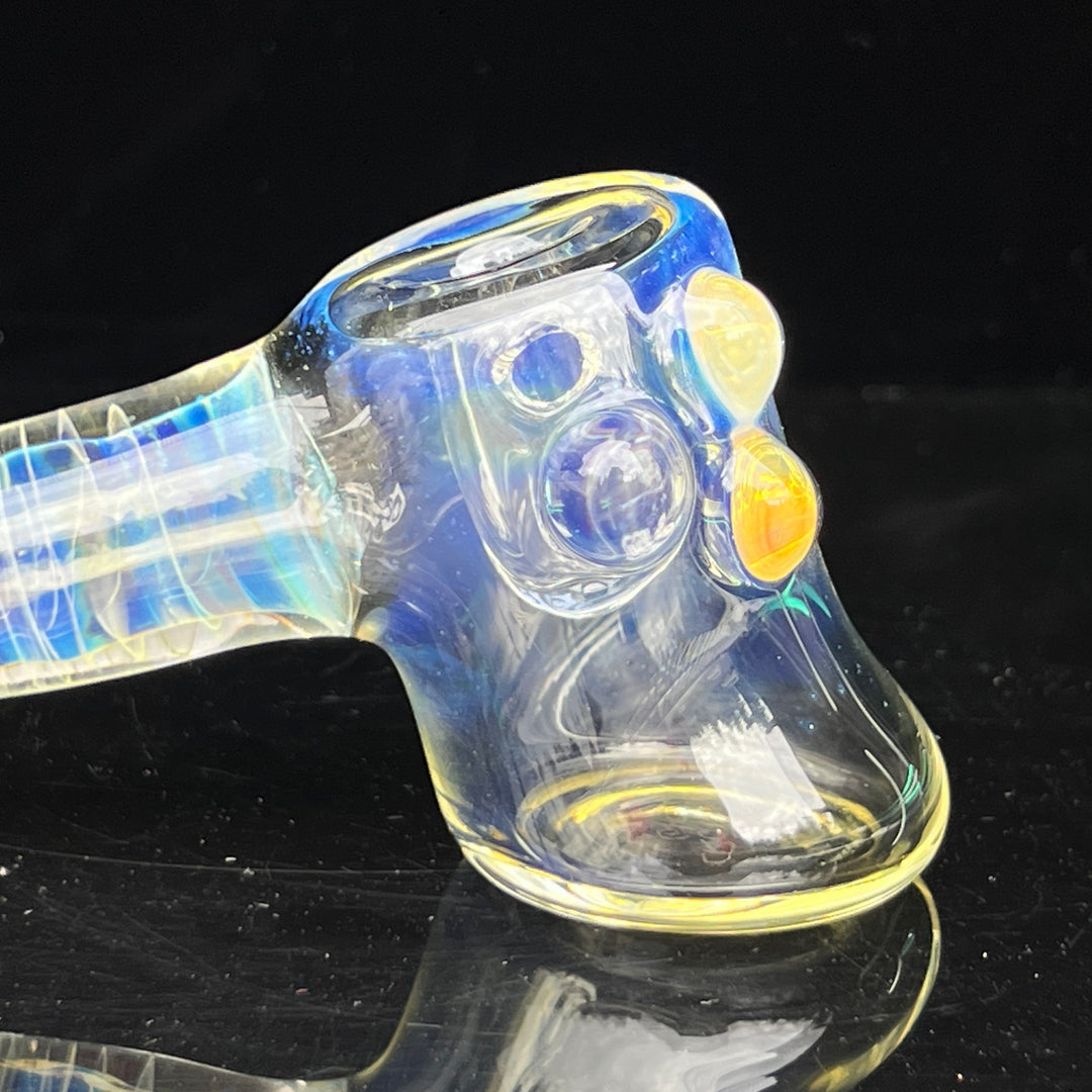 Silver Fumed Hash Hammer Glass Pipe Crondo Glassics   