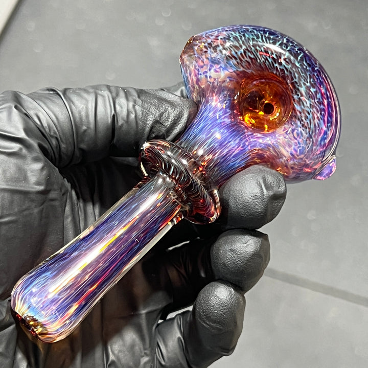 Thick Purple Pipe Glass Pipe Chuck Glass