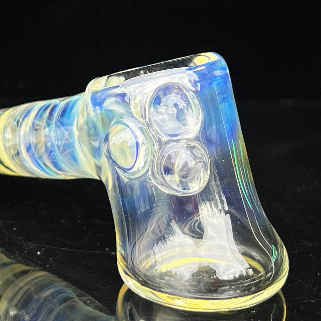 Silver Fumed Hash Hammer Glass Pipe Crondo Glassics   