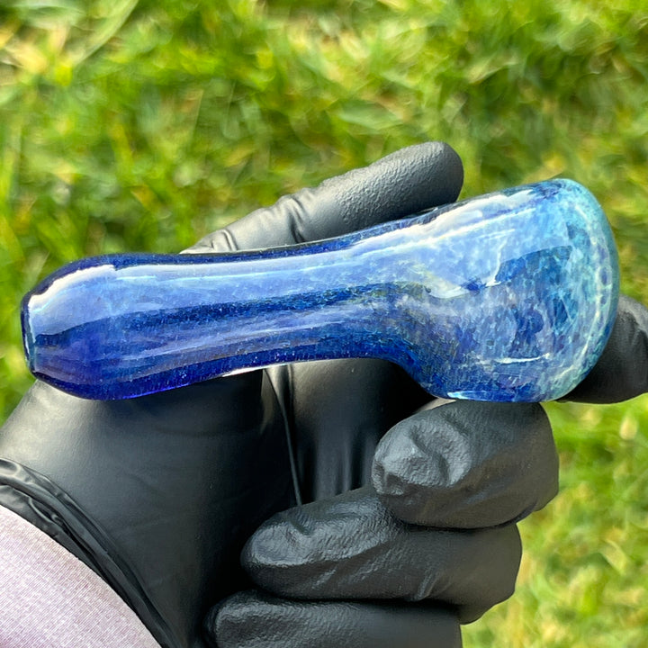 Salish Blue Pipe Glass Pipe Schutz Glass   