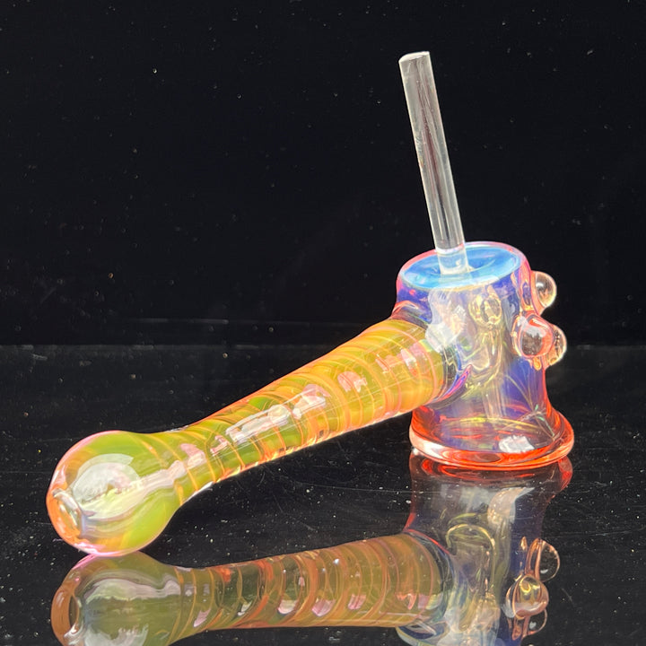 Gold Fumed Hash Hammer Glass Pipe Crondo Glassics   