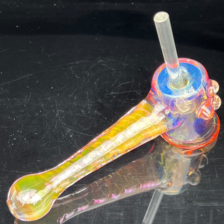 Gold Fumed Hash Hammer Glass Pipe Crondo Glassics   