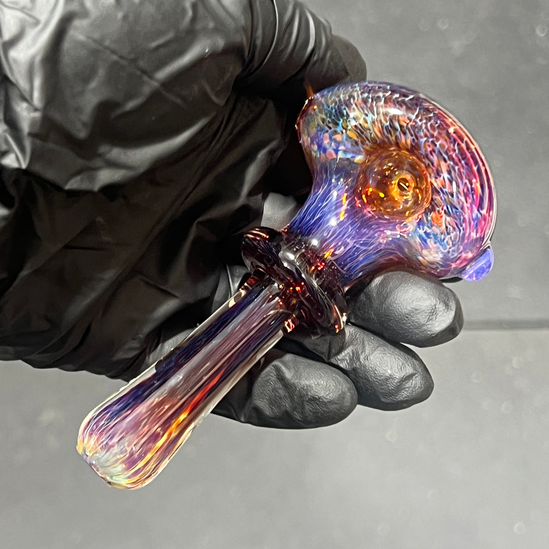 Thick Purple Pipe Glass Pipe Chuck Glass