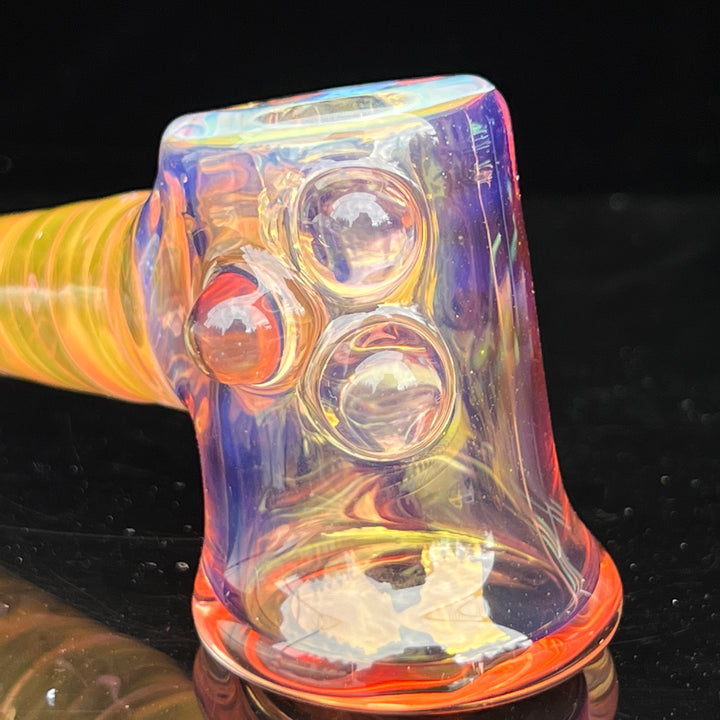 Gold Fumed Hash Hammer Glass Pipe Crondo Glassics   