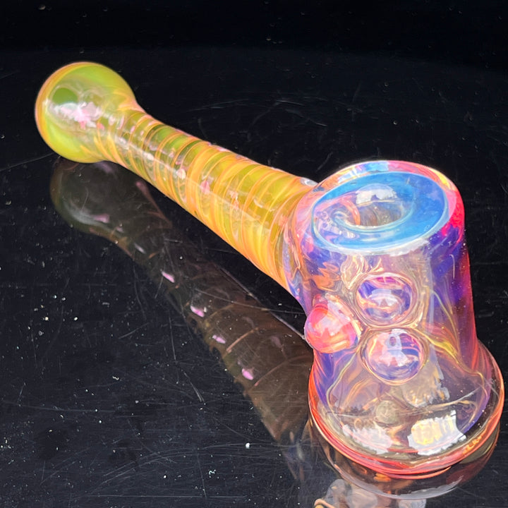 Gold Fumed Hash Hammer Glass Pipe Crondo Glassics   