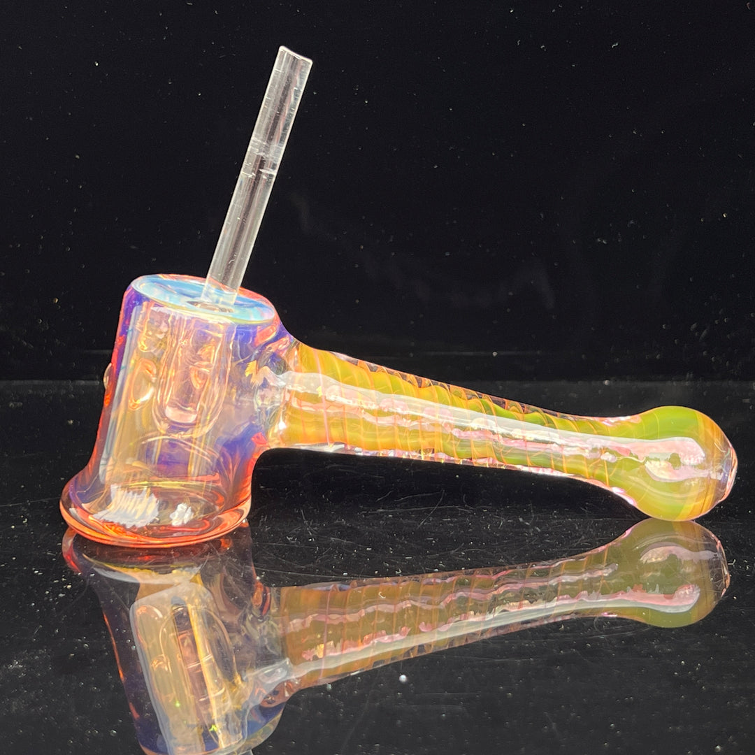 Gold Fumed Hash Hammer Glass Pipe Crondo Glassics   