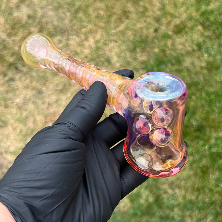 Gold Fumed Hash Hammer Glass Pipe Crondo Glassics   