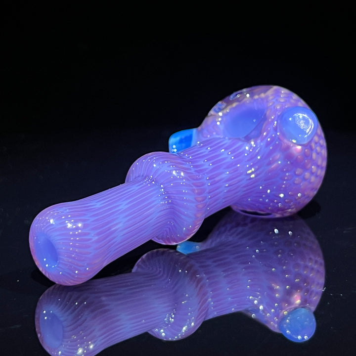 Snakeskin Spoon Small Glass Pipe Firekist Glass   