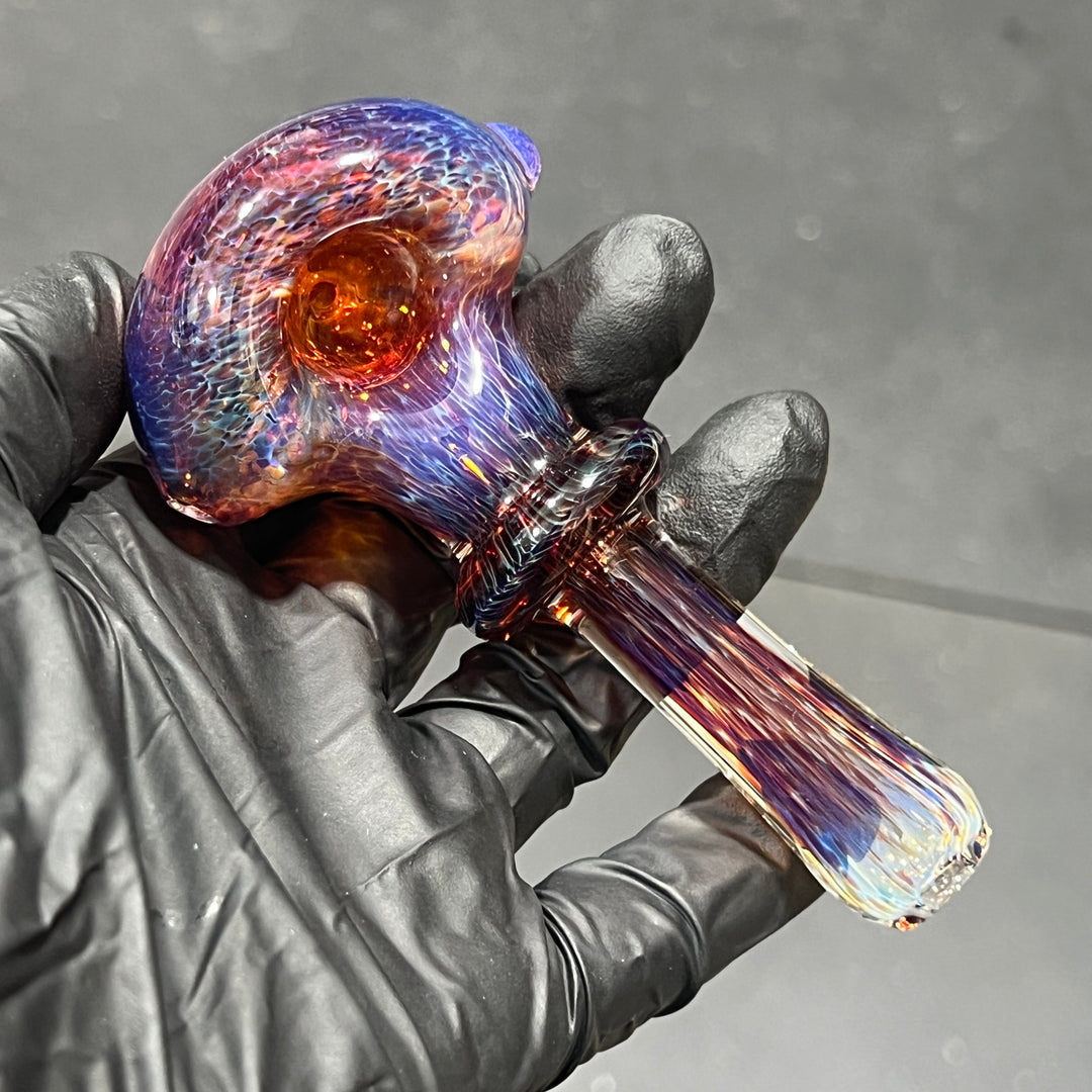 Thick Purple Pipe Glass Pipe Chuck Glass