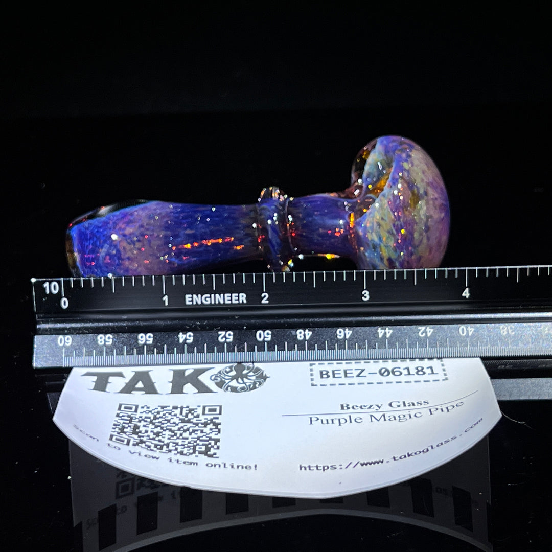 Purple Magic Pipe Glass Pipe Beezy Glass   