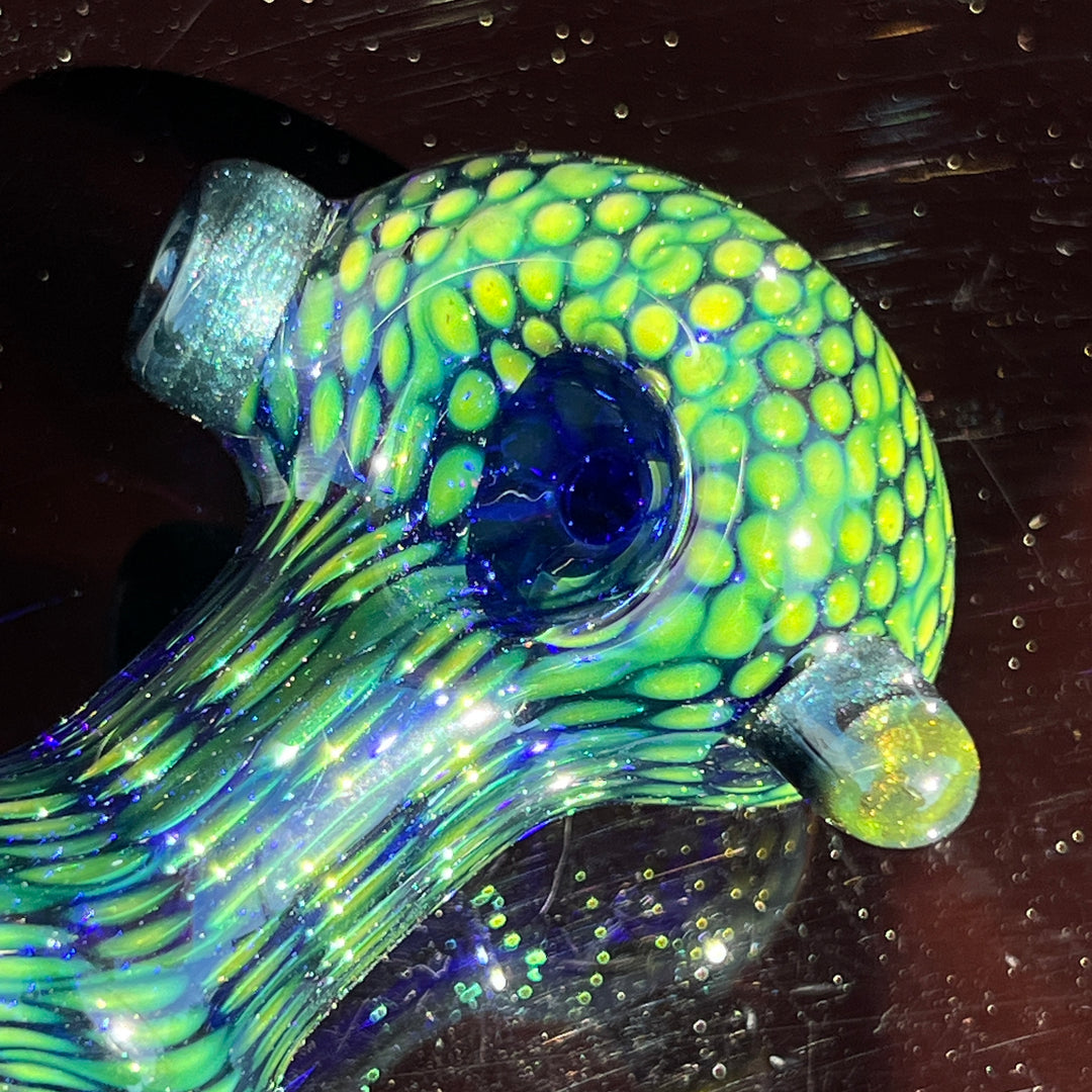 Snakeskin Spoon Small Glass Pipe Firekist Glass   