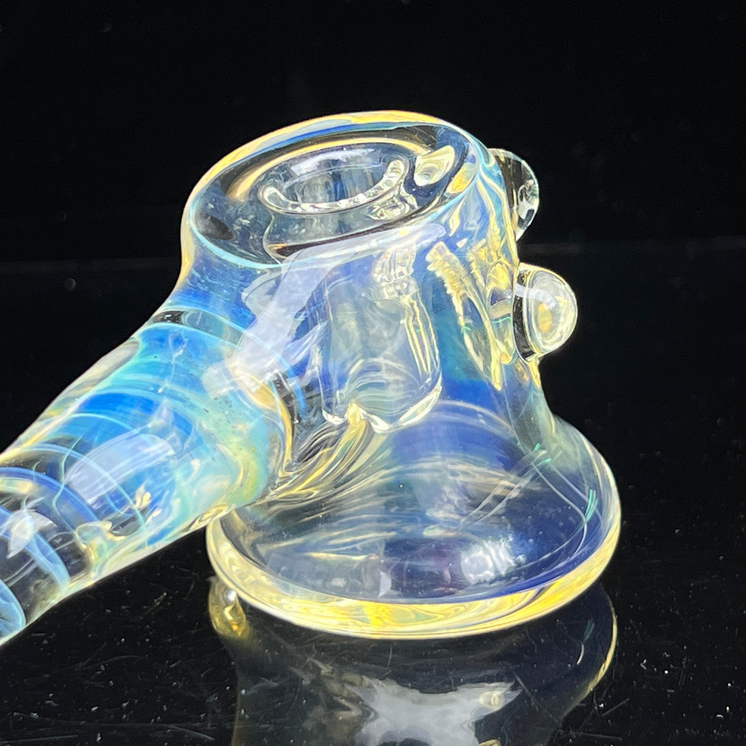 Silver Fumed Hash Hammer Glass Pipe Crondo Glassics   