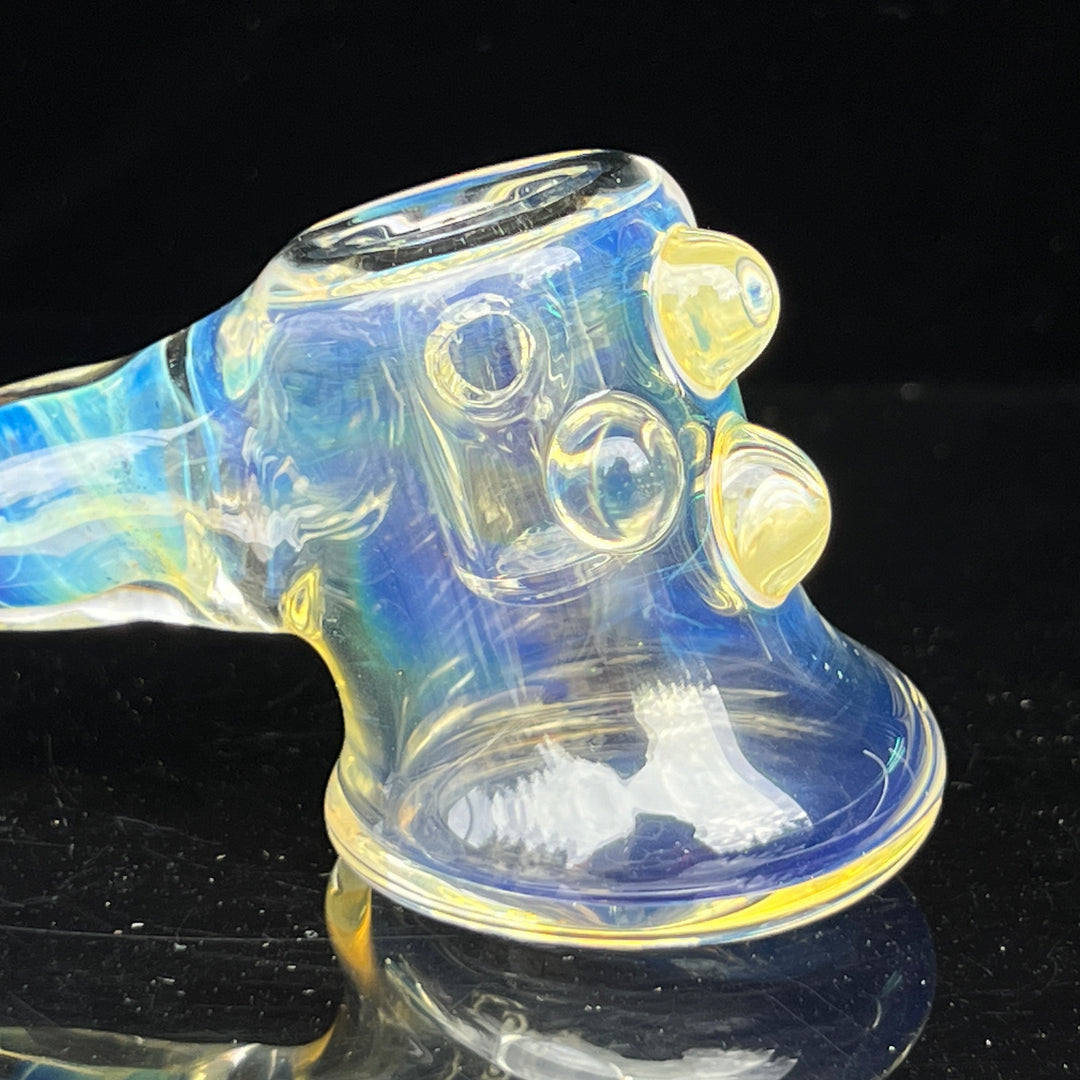 Silver Fumed Hash Hammer Glass Pipe Crondo Glassics   