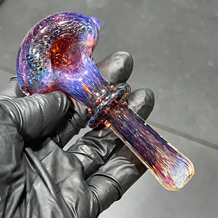 Thick Purple Pipe Glass Pipe Chuck Glass