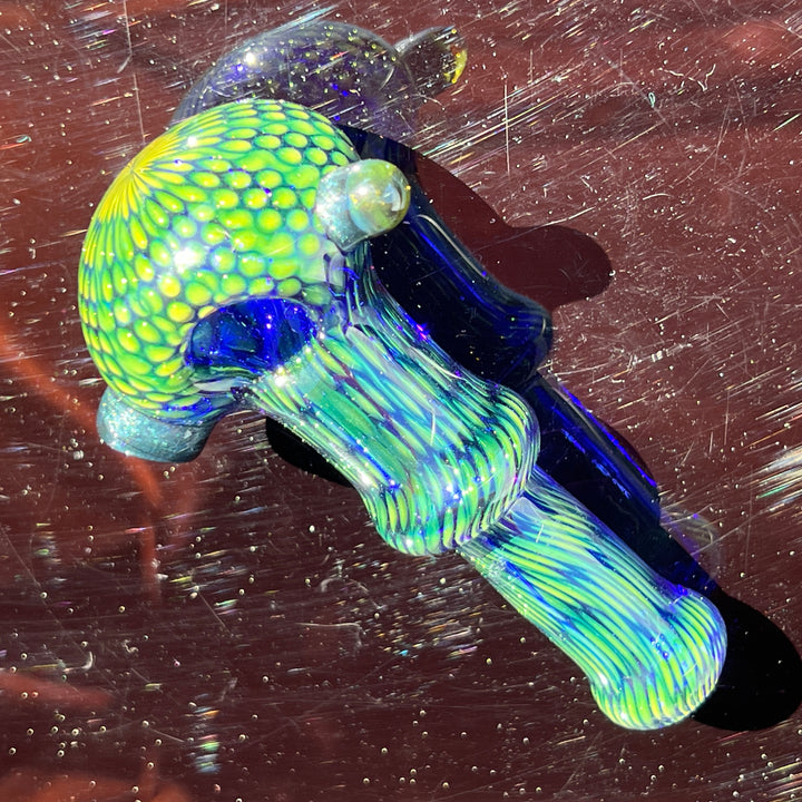 Snakeskin Spoon Small Glass Pipe Firekist Glass   