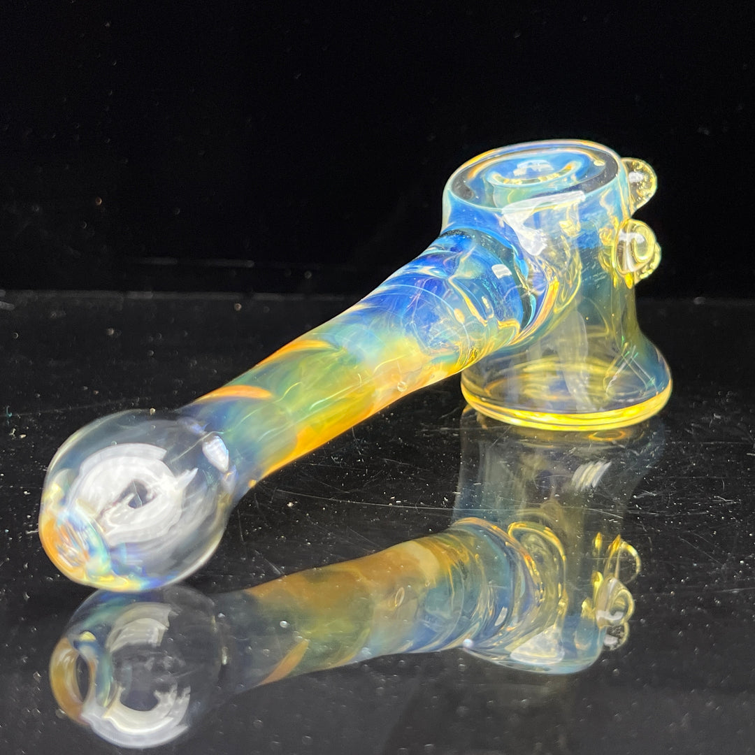 Silver Fumed Hash Hammer Glass Pipe Crondo Glassics   