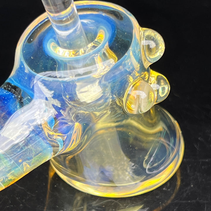 Silver Fumed Hash Hammer Glass Pipe Crondo Glassics   