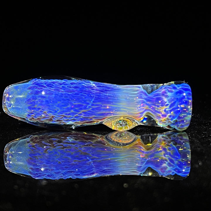 Purple Nebula Crushed Opal Chillum Glass Pipe Tako Glass   