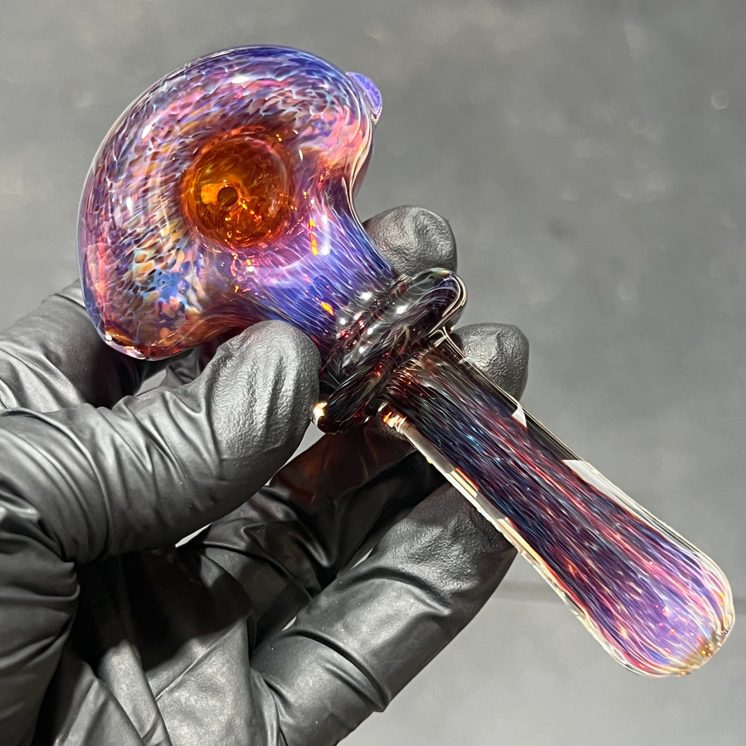 Thick Purple Pipe Glass Pipe Chuck Glass