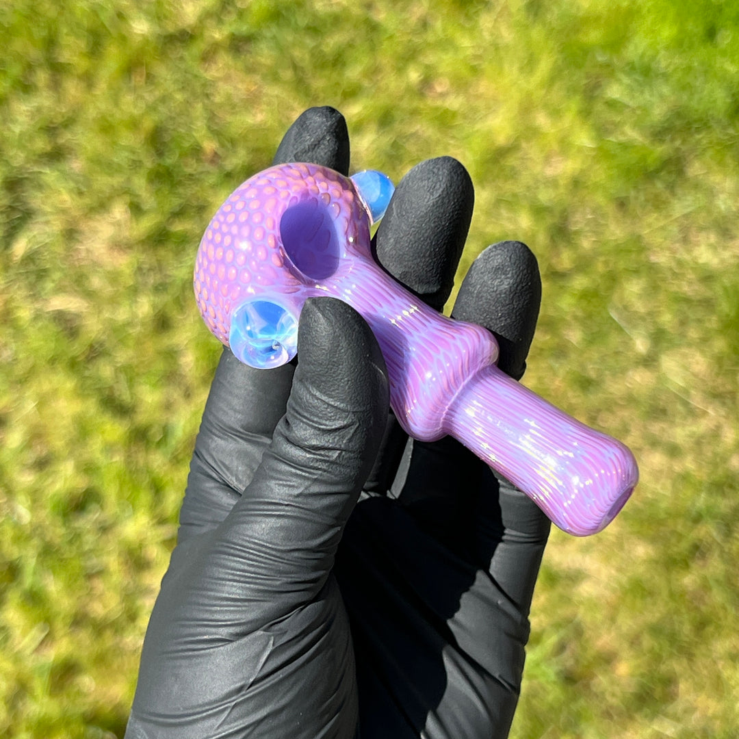 Snakeskin Spoon Small Glass Pipe Firekist Glass   