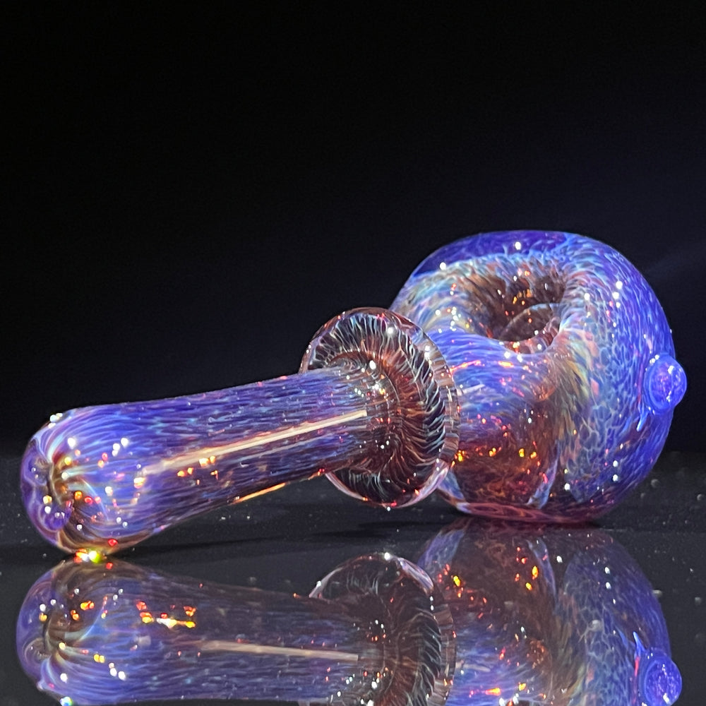 Thick Purple Pipe Glass Pipe Chuck Glass