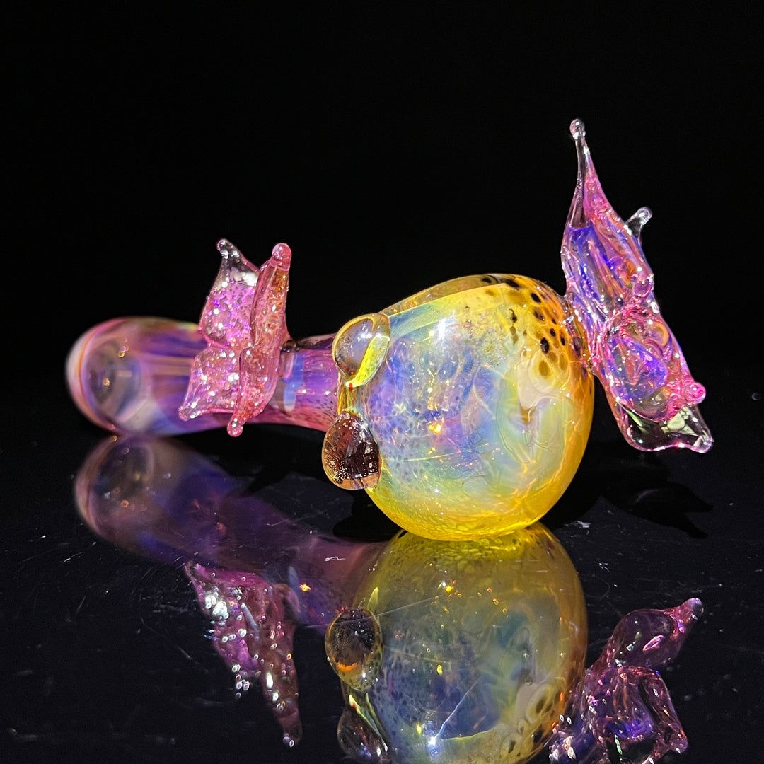 Butterfly Spoon Glass Pipe Street Kitty Glass   