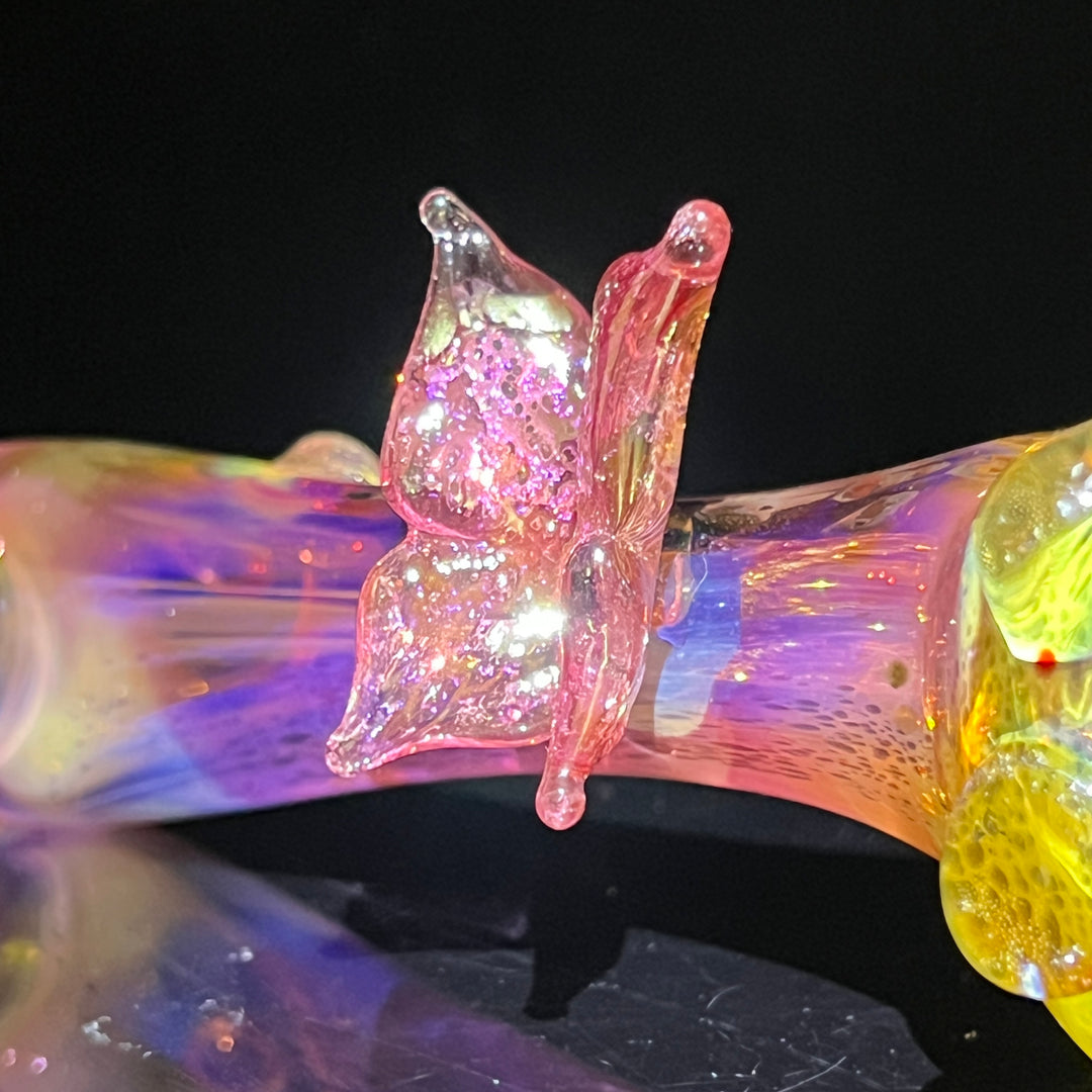 Butterfly Spoon Glass Pipe Street Kitty Glass   