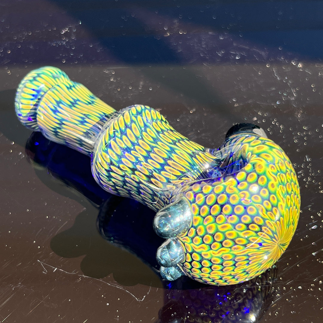 Snakeskin Spoon Small Glass Pipe Firekist Glass   