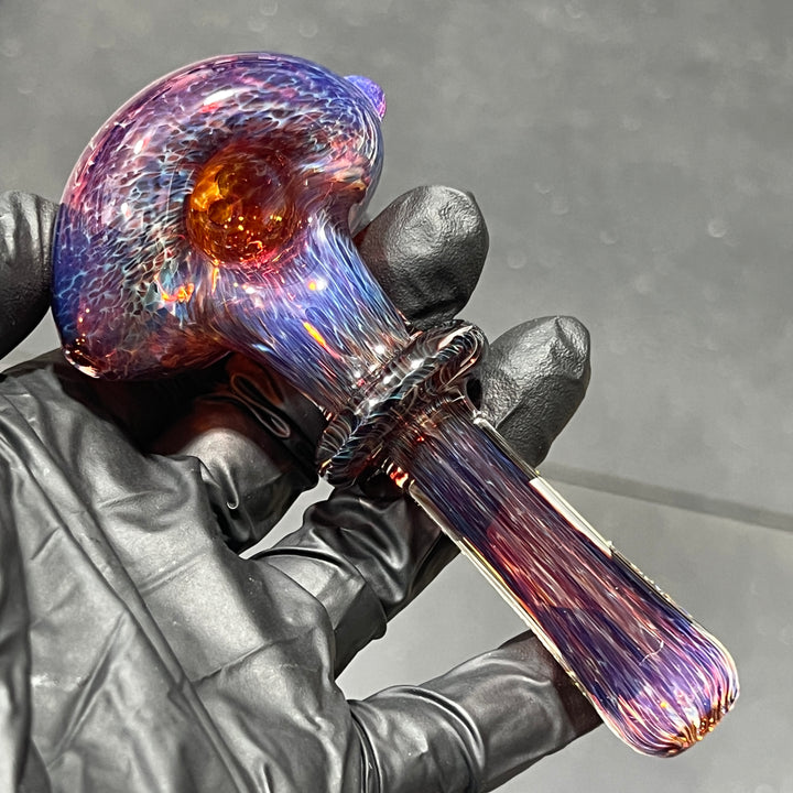 Thick Purple Pipe Glass Pipe Chuck Glass