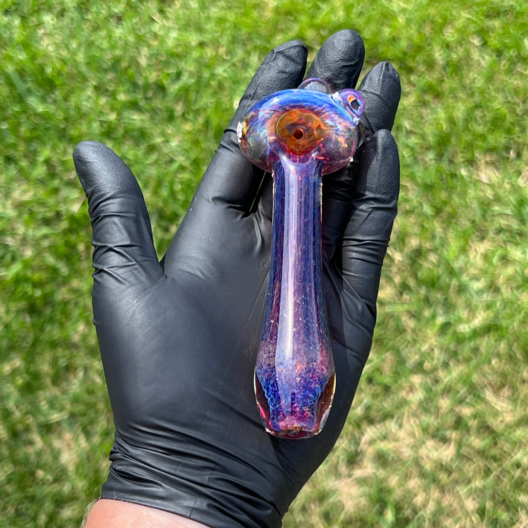 Purple Magic Marble Pipe Glass Pipe Beezy Glass   