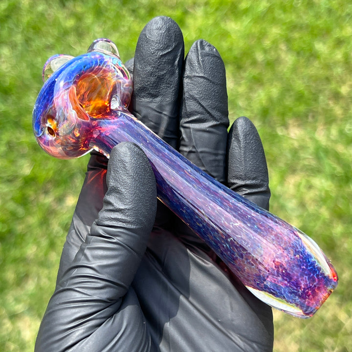 Purple Magic Marble Pipe Glass Pipe Beezy Glass   