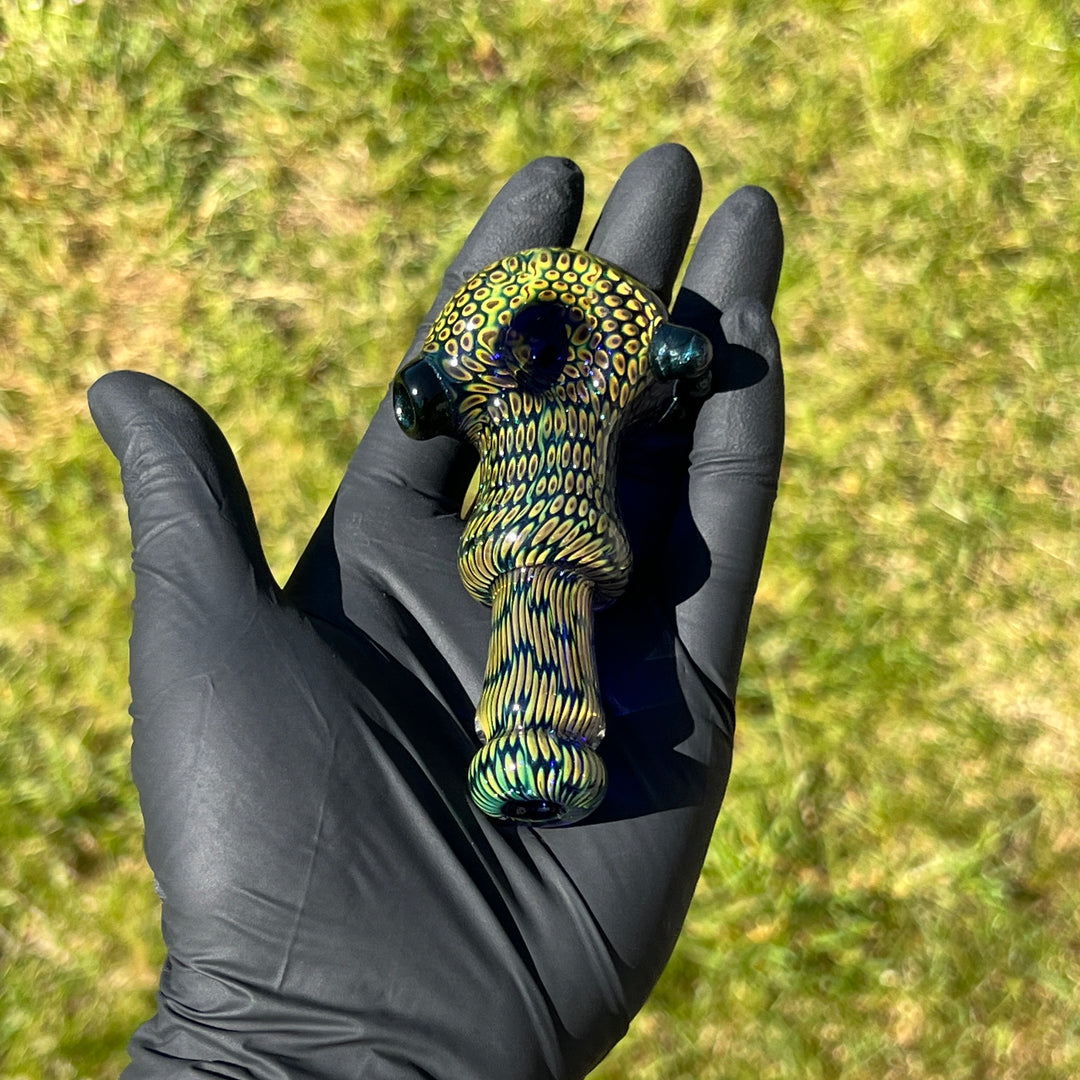 Snakeskin Spoon Small Glass Pipe Firekist Glass   