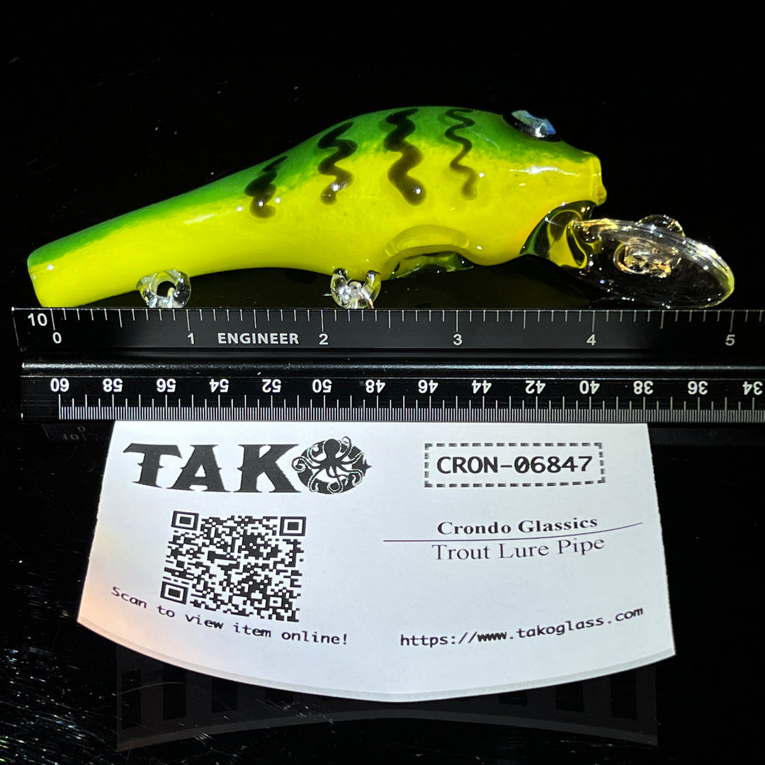 Trout Lure Pipe Glass Pipe Crondo Glassics   