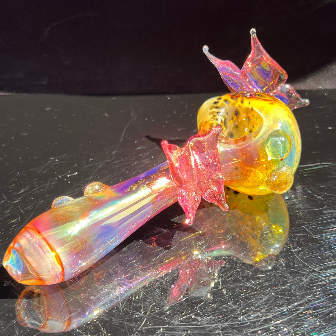 Butterfly Spoon Glass Pipe Street Kitty Glass   