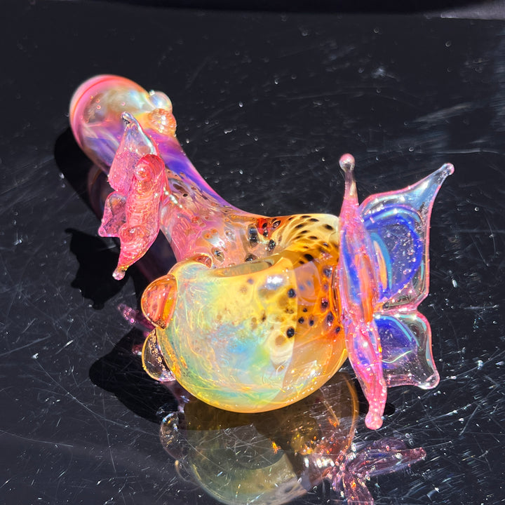 Butterfly Spoon Glass Pipe Street Kitty Glass   