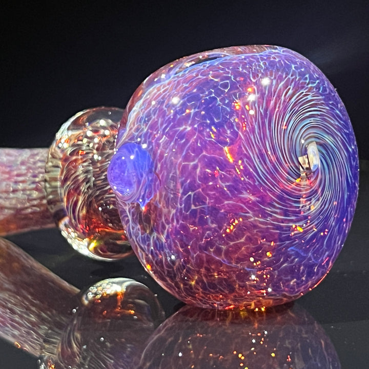 Thick Purple Pipe Glass Pipe Chuck Glass