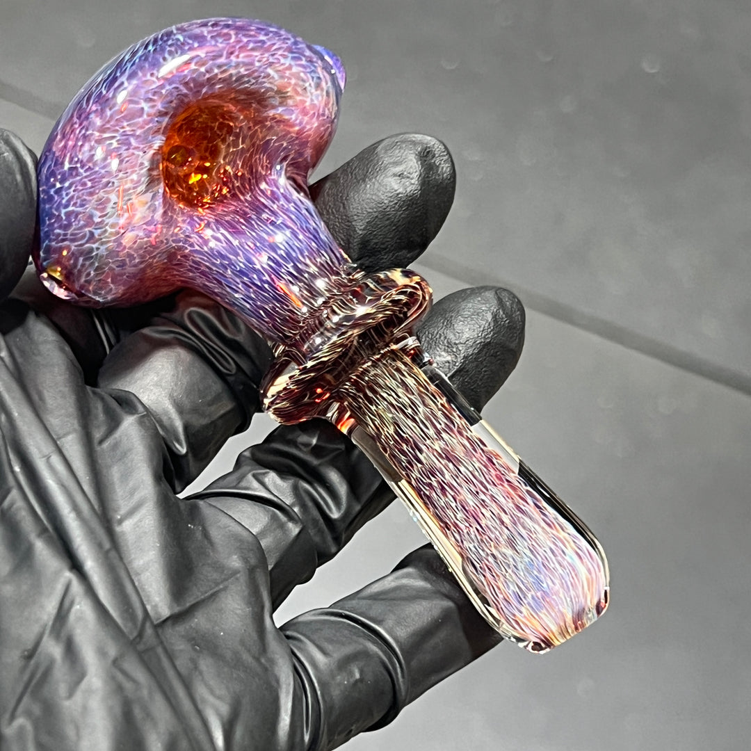 Thick Purple Pipe Glass Pipe Chuck Glass