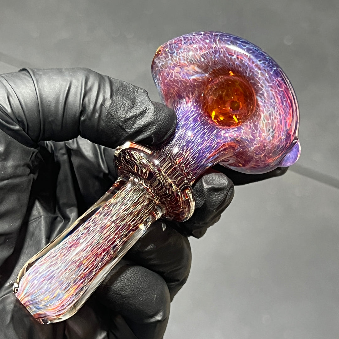 Thick Purple Pipe Glass Pipe Chuck Glass