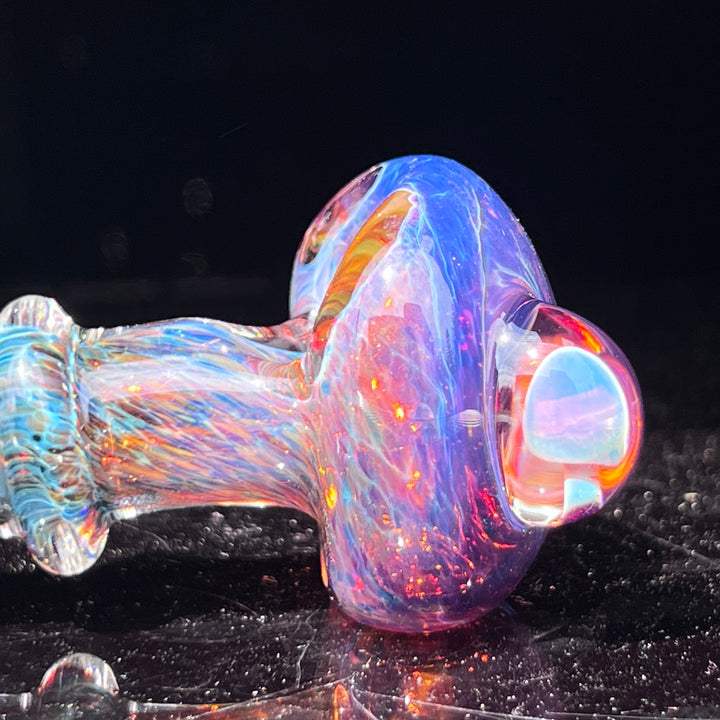 Mushroom Purple Magic Pipe Glass Pipe Beezy Glass   